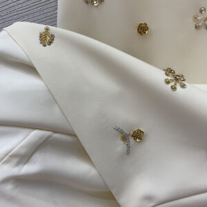 VALENTINO華倫天奴高定禮服裙 重工刺繡花枝串珠 修身無袖背心連衣裙 - Image 7