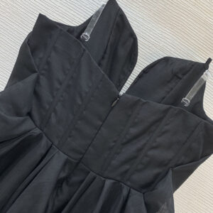 ZIMMERMANN茲默曼高定禮服裙 花瓣抹胸 不規則收腰顯瘦蓬蓬連衣裙 - Image 5
