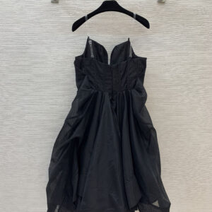 ZIMMERMANN茲默曼高定禮服裙 花瓣抹胸 不規則收腰顯瘦蓬蓬連衣裙 - Image 3