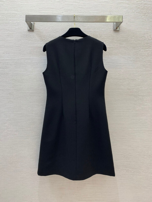 VALENTINO華倫天奴高定禮服裙 重工刺繡花枝串珠 修身無袖背心連衣裙