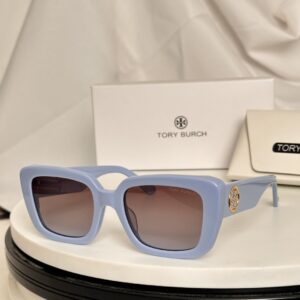 TORY BURCH方形太阳镜 高级感板材墨镜  双T圆标 TY7190U