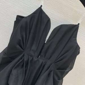 ZIMMERMANN茲默曼高定禮服裙 花瓣抹胸 不規則收腰顯瘦蓬蓬連衣裙 - Image 4