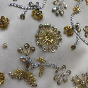 VALENTINO華倫天奴高定禮服裙 重工刺繡花枝串珠 修身無袖背心連衣裙 - Image 5