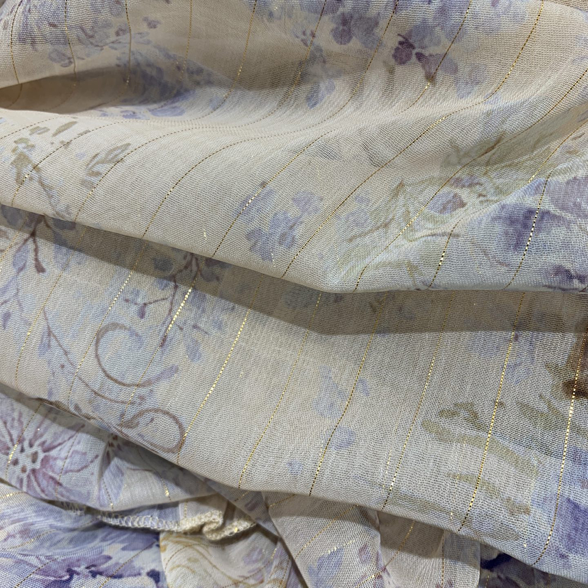 ZIMMERMANN茲默曼25春夏走秀款 明星同款 高端禮服裙 吊帶裙+連體裙 金絲線花卉圖案 - Image 3