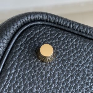 hermes picotin lock 愛馬仕菜籃子水桶包 黑色TC牛皮革 - Image 6