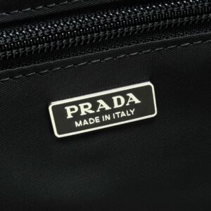 Prada Cini Re-Nylon小號郵差包 普拉達黑色尼龍休閒挎包1BD313 - Image 11
