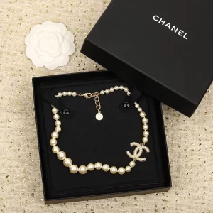 chanel香奈兒100周年纪念限量版 香女郎珍珠双C项链 - Image 13