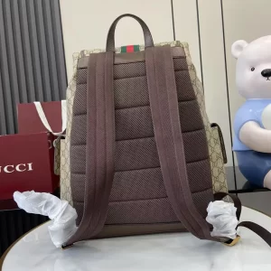 gucci Ophidia系列雙G老花復古旅行背包 古琦多功能電腦雙肩包839110 - Image 3