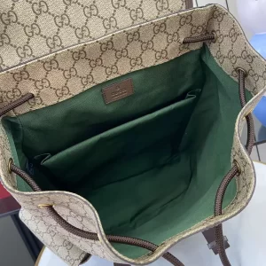 gucci Ophidia系列雙G老花復古旅行背包 古琦多功能電腦雙肩包839110 - Image 8