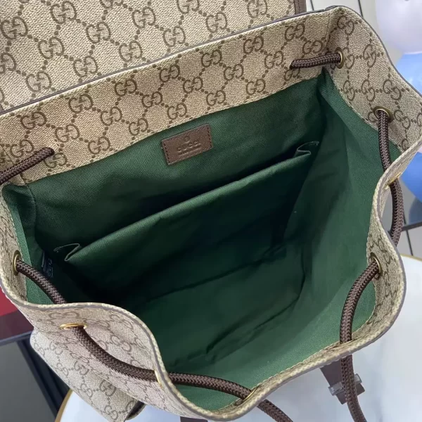 gucci Ophidia系列雙G老花復古旅行背包 古琦多功能電腦雙肩包839110