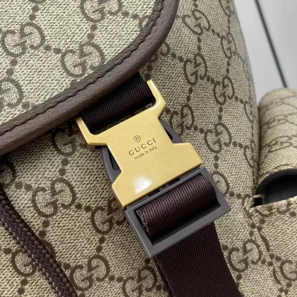 gucci Ophidia系列雙G老花復古旅行背包 古琦多功能電腦雙肩包839110