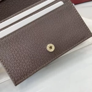 Gucci Ophidia迷你折疊鈕扣錢夾 卡夾 GG老花帆布 彩色織帶838487 - Image 2