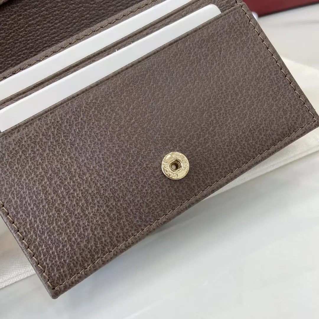 Gucci Ophidia迷你折疊鈕扣錢夾 卡夾 GG老花帆布 彩色織帶838487 - Image 2