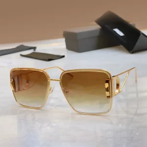 dior迪奧飞行员漸變色太陽鏡 CD標志方形金属框眼鏡 DSGTA42UCR