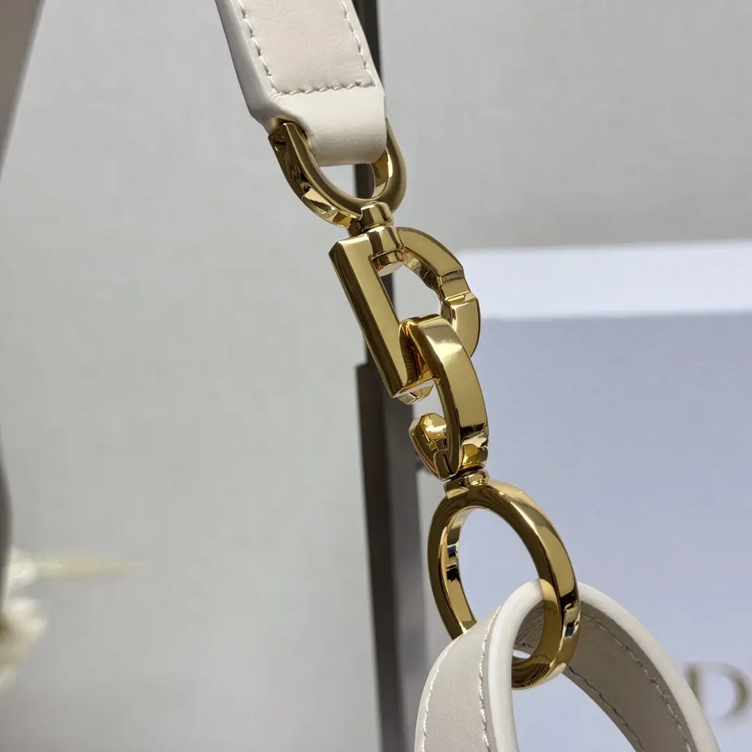 Dior D-Journey迪奧新款流浪包 牛仔藍色酒椰草女士hobo手袋2417 - Image 13