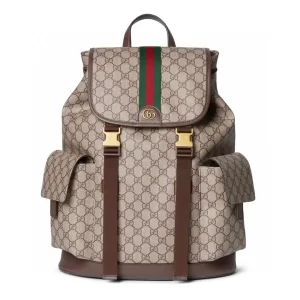 gucci Ophidia系列雙G老花復古旅行背包 古琦多功能電腦雙肩包839110 - Image 11