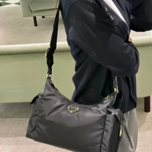 Prada Re-Nylon explore普拉達小號黑色尼龍探索包1BC264 - Image 2