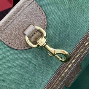 Gucci Ophidia古琦女士托特購物袋 雙G帆布條紋織帶 大號手提單肩包836829 - Image 9