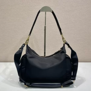 Prada Re-Nylon explore普拉達小號黑色尼龍探索包1BC264 - Image 4
