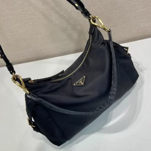 Prada Re-Nylon explore普拉達小號黑色尼龍探索包1BC264 - Image 9