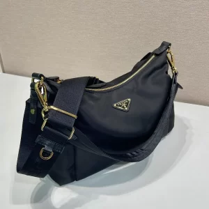 Prada Re-Nylon explore普拉達小號黑色尼龍探索包1BC264 - Image 3