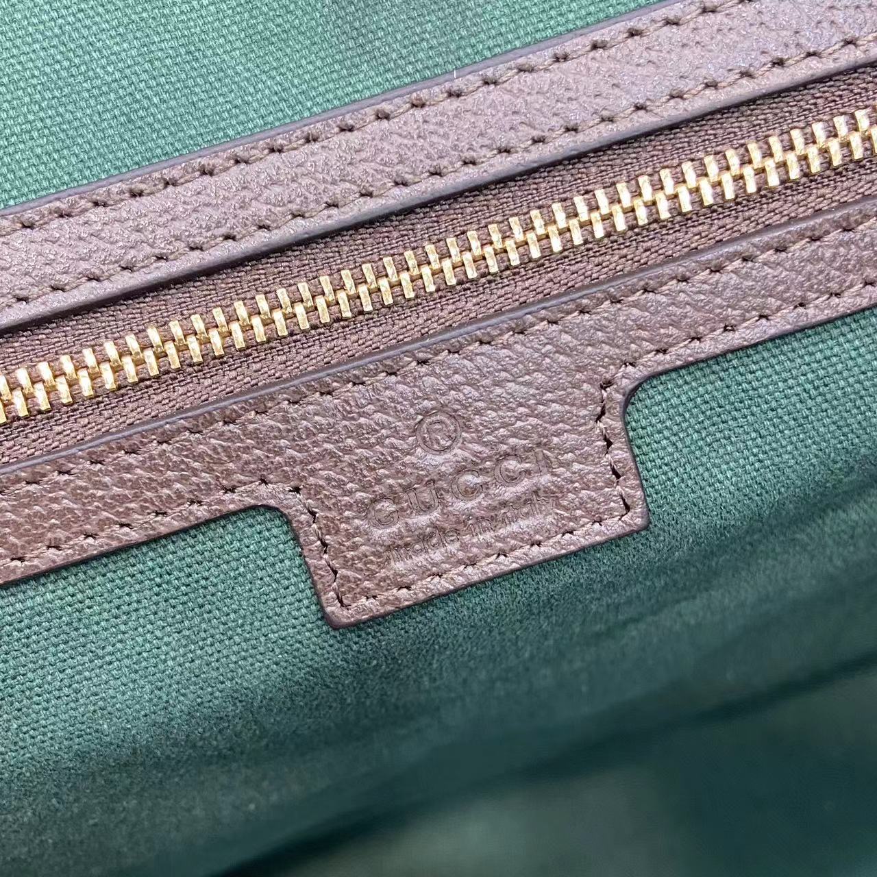 Gucci Ophidia古琦女士托特購物袋 雙G帆布條紋織帶 大號手提單肩包836829 - Image 8