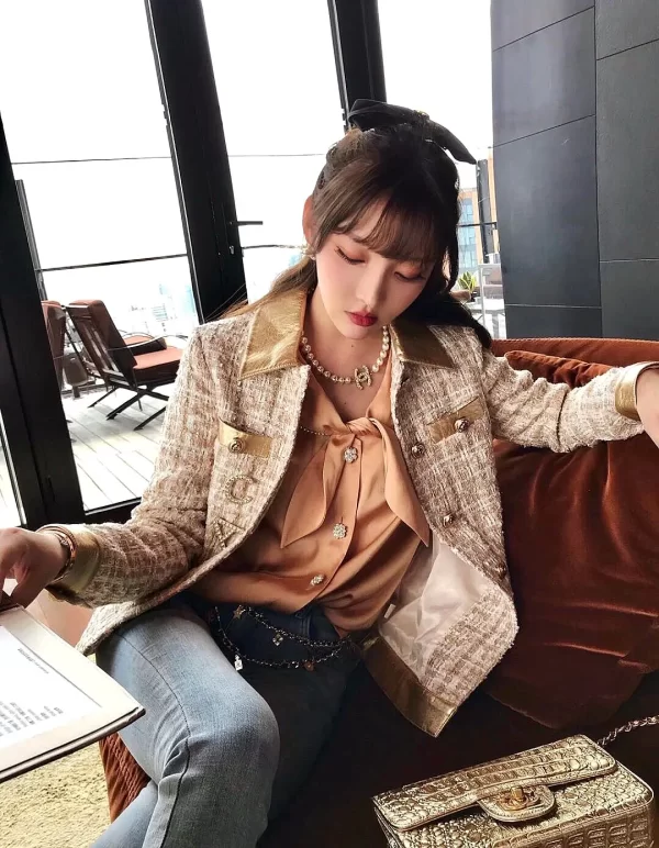 chanel香奈兒100周年纪念限量版 香女郎珍珠双C项链