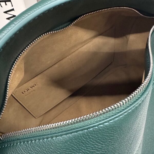 王一博同款 loewe puzzle 32 罗意威大号几何包 常青綠 鹿皮 052446
