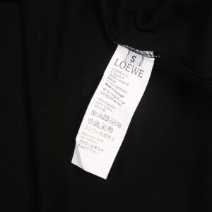 LOEWE罗意威黑色T恤 蓝白刺绣徽标图案 簡約短袖夏裝 6658 - Image 13