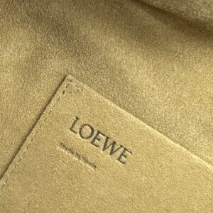 王一博同款 loewe puzzle 32 罗意威大号几何包 黑银 鹿皮 052446 - Image 9