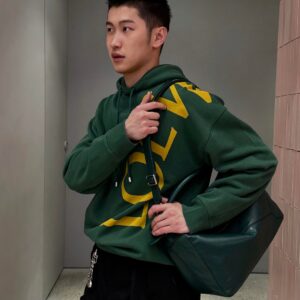 王一博同款 loewe puzzle 32 罗意威大号几何包 常青綠 鹿皮 052446 - Image 18