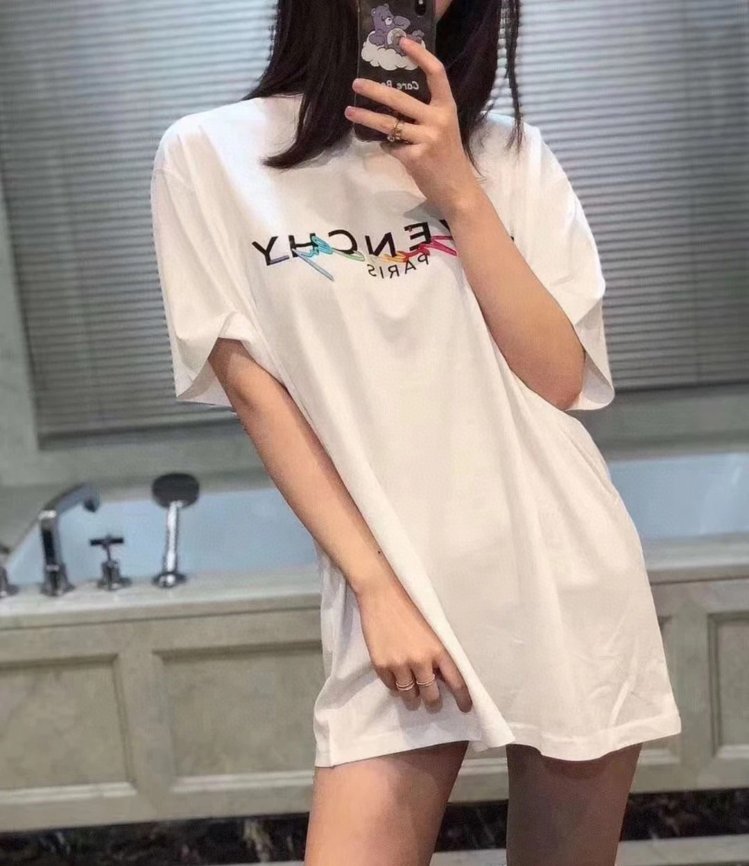 GIVENCHY纪梵希短袖T恤 经典彩虹立体印花刺绣 6658 - Image 3